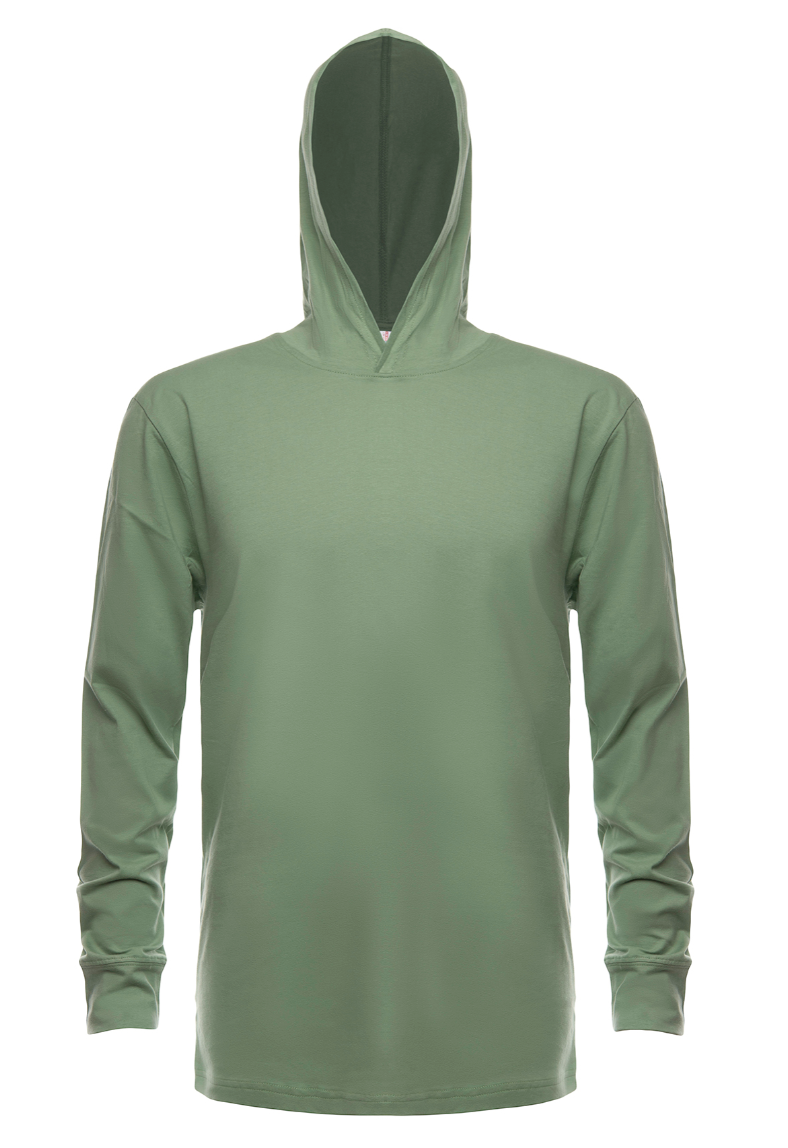 Ring Spun Long Sleeve Hood