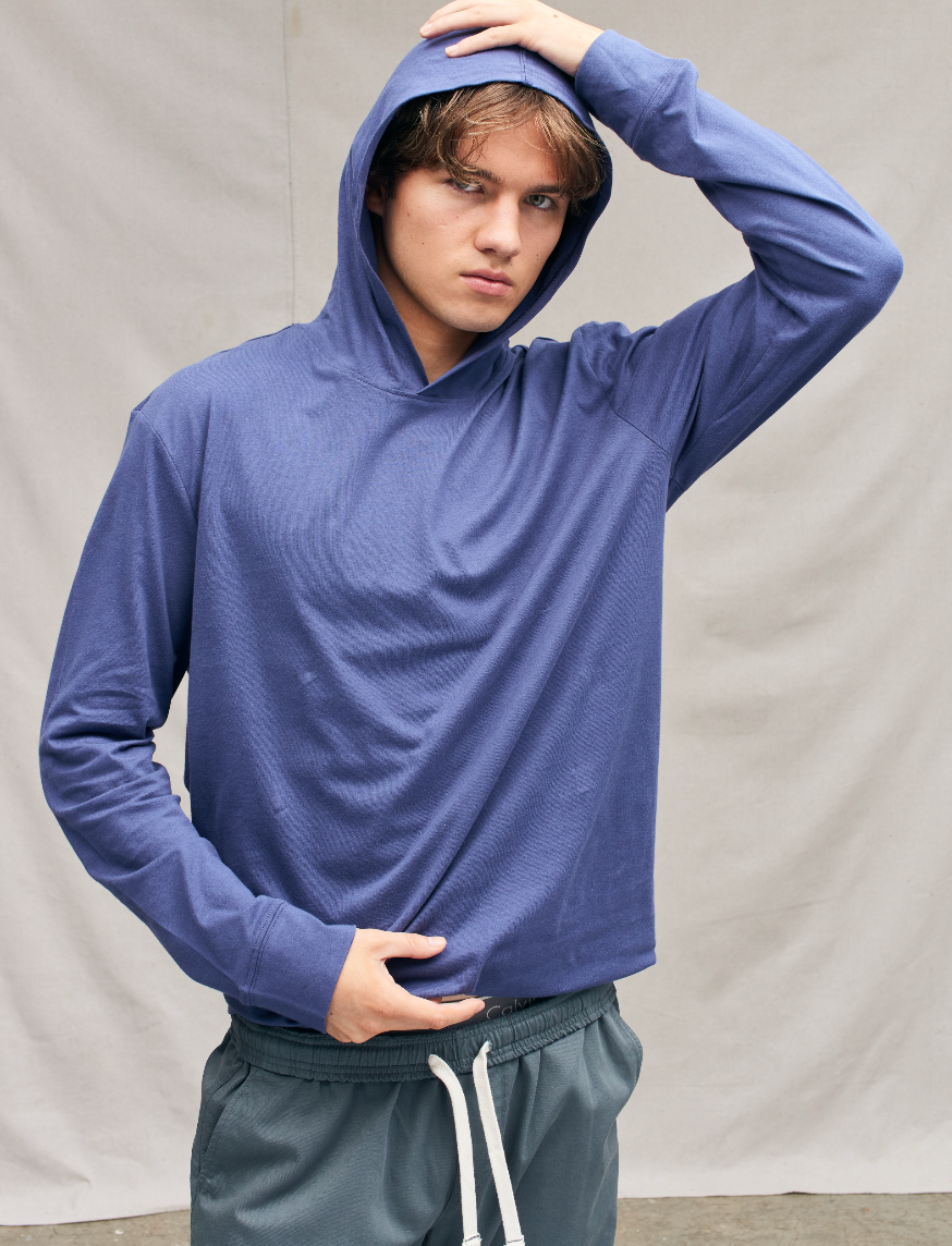 Ring Spun Long Sleeve Hood