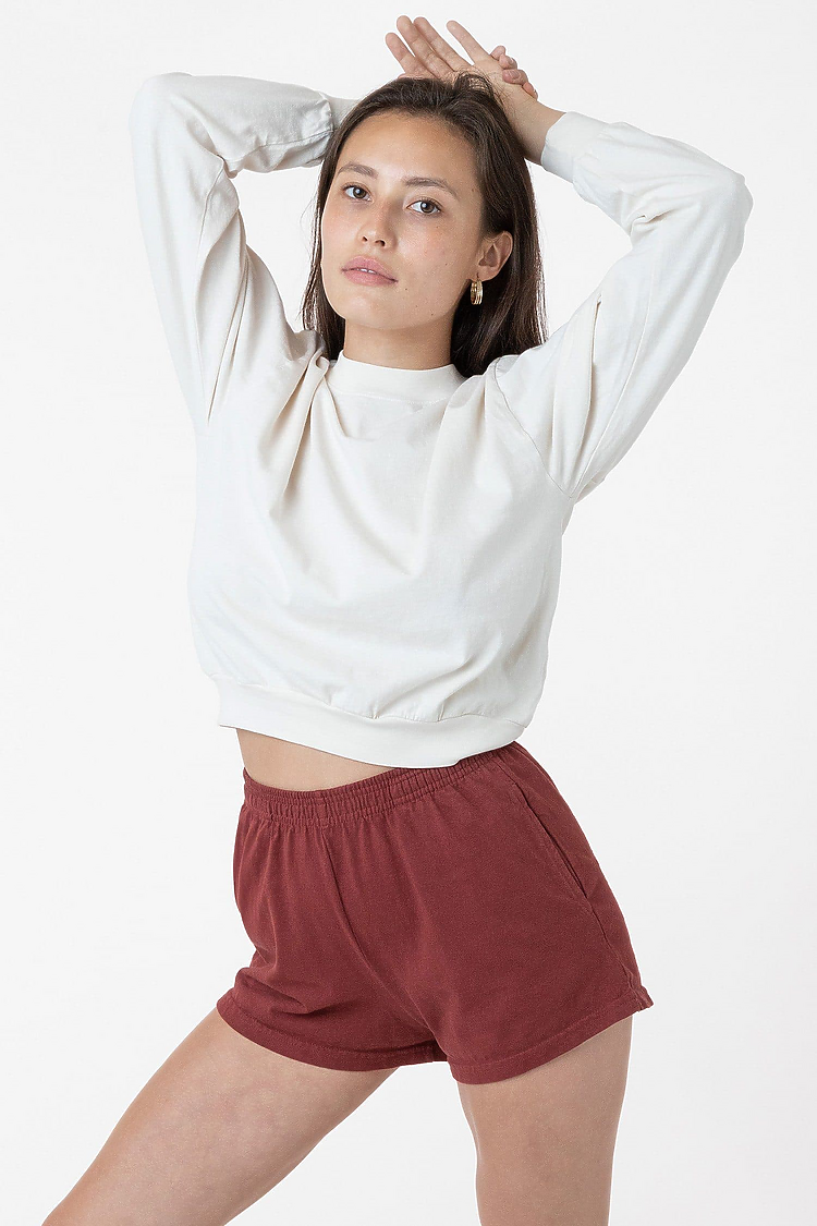Ladies Heavy Jersey Short- US