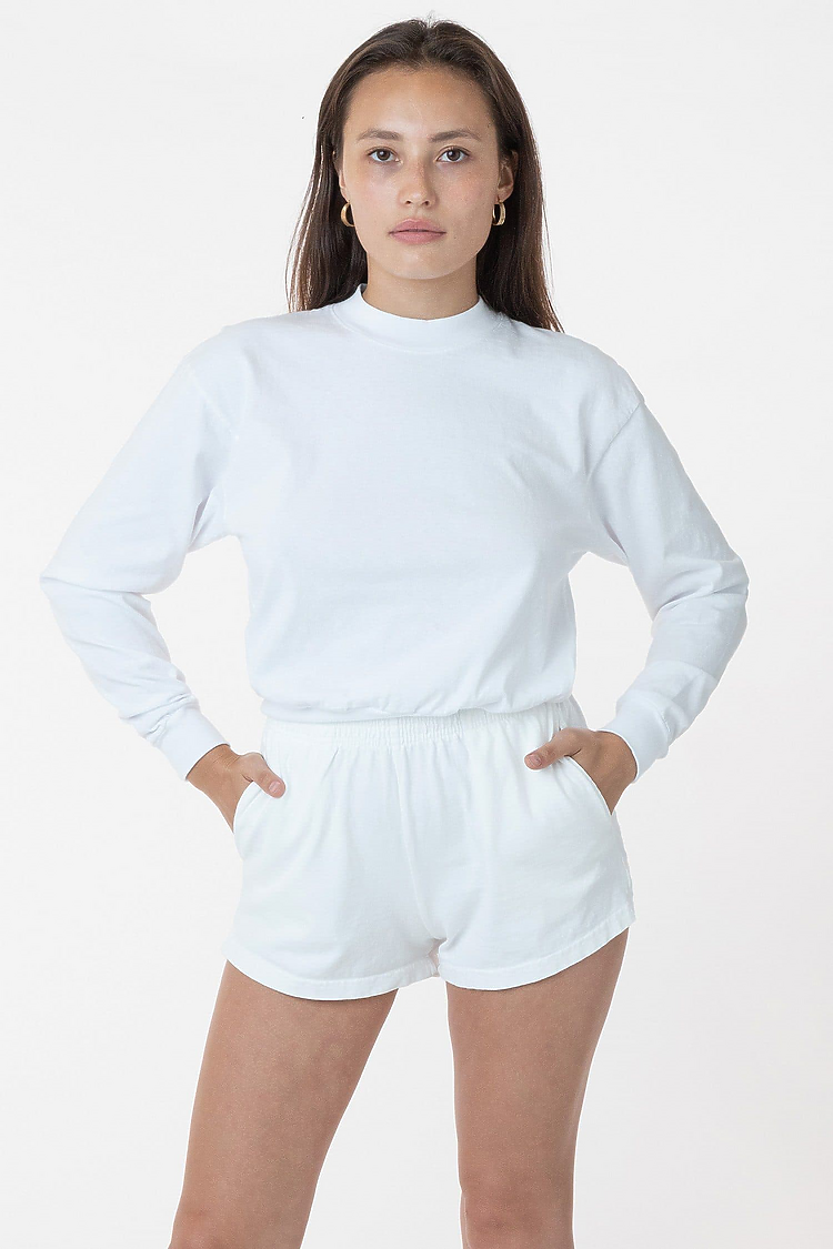 Ladies Heavy Jersey Short- US