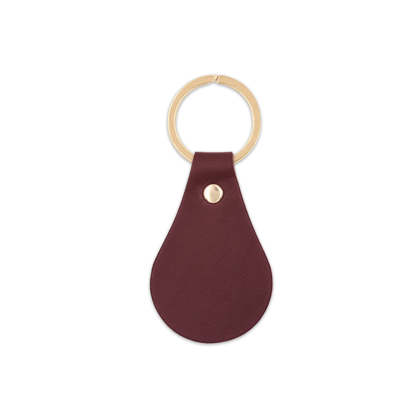 Tab Leather Keychain- US