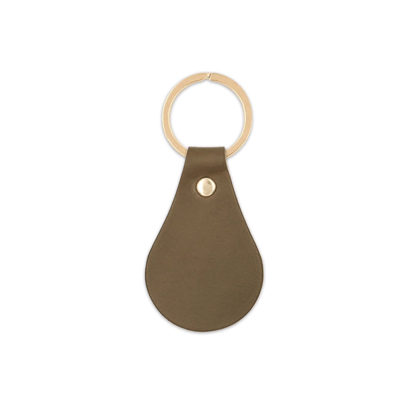 Tab Leather Keychain- US