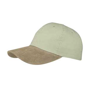 Washed Pigment Dyed Suede Bill Dad Hat