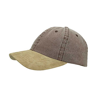 Washed Pigment Dyed Suede Bill Dad Hat