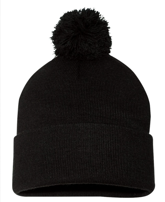 Acrylic Pompom Beanie