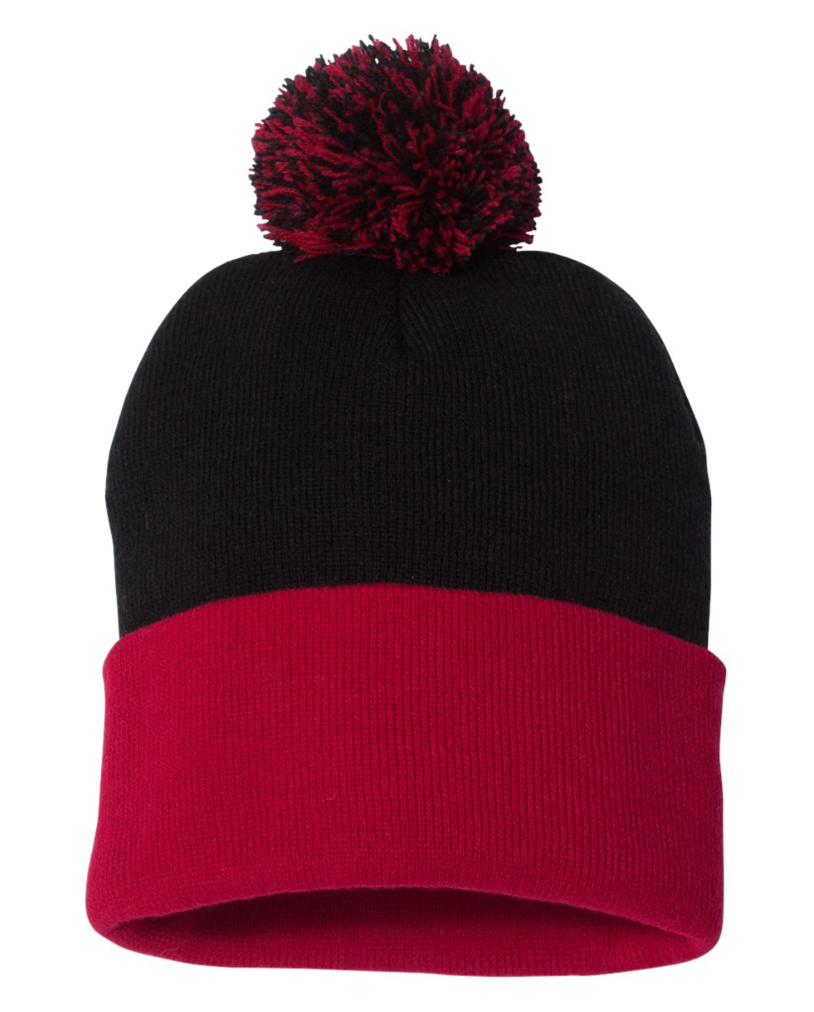 Acrylic Pompom Beanie