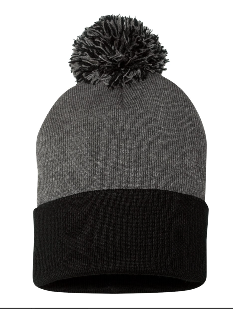 Acrylic Pompom Beanie