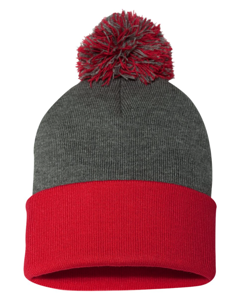 Acrylic Pompom Beanie