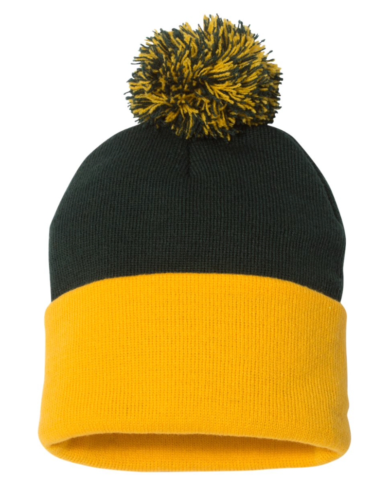Acrylic Pompom Beanie