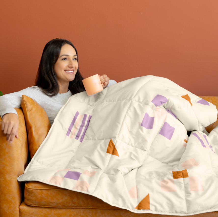 Soft Large Block Blanket
