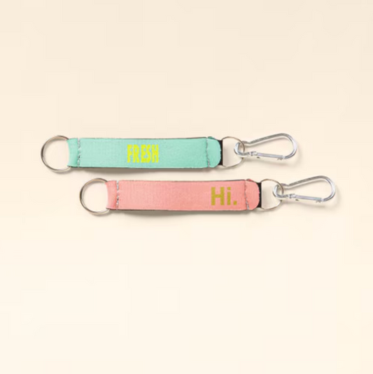 Neoprene Keychain with Carabiner- US