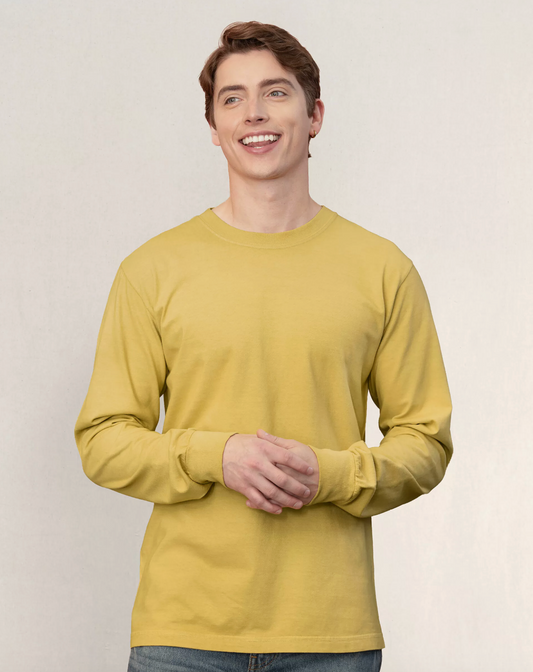 AC Garment Dyed Long Sleeve Shirt