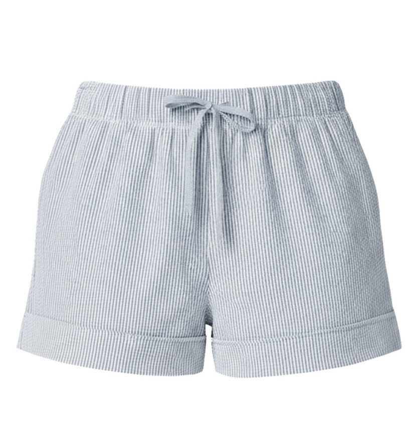 Ladies Seersucker Short- US