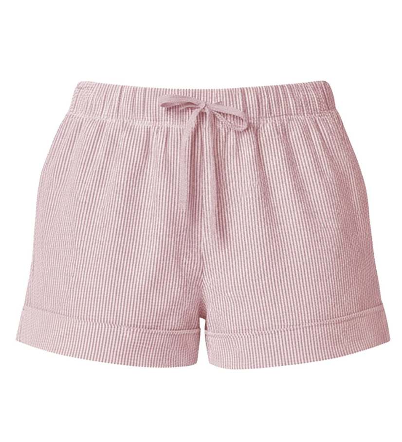 Ladies Seersucker Short- US