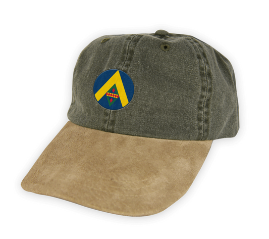 Washed Pigment Dyed Suede Bill Dad Hat