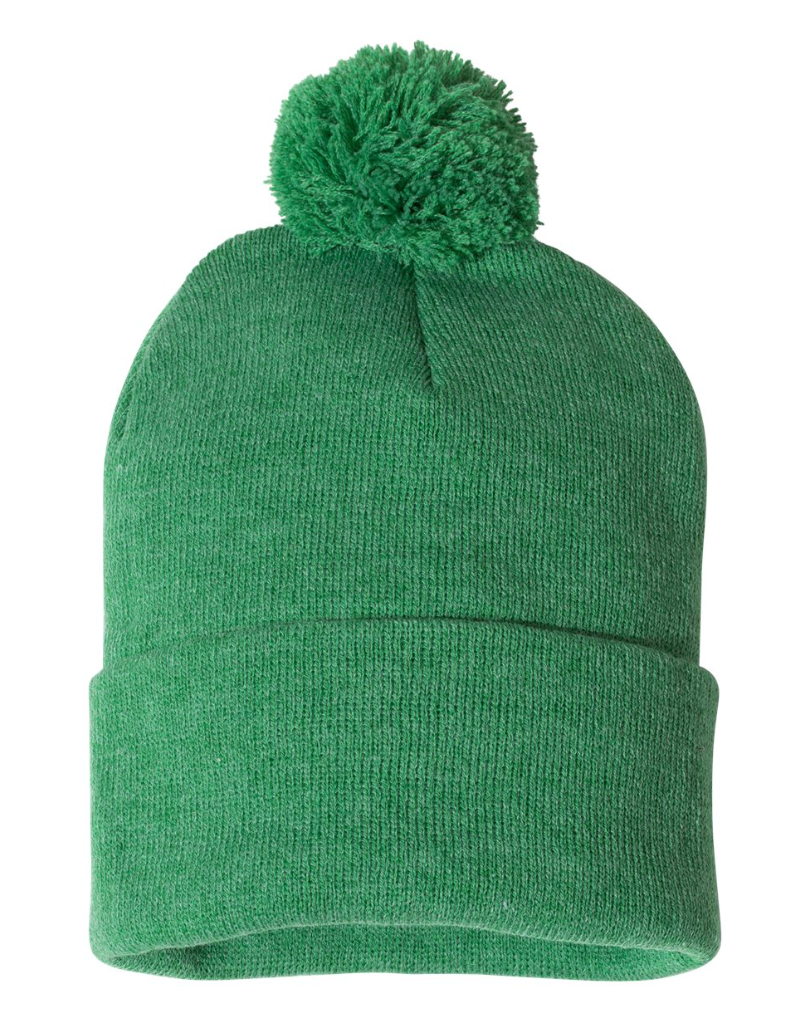 Acrylic Pompom Beanie