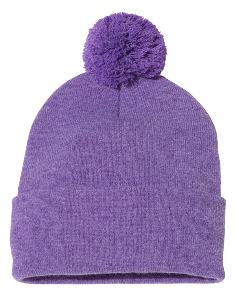Acrylic Pompom Beanie