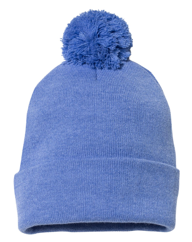Acrylic Pompom Beanie