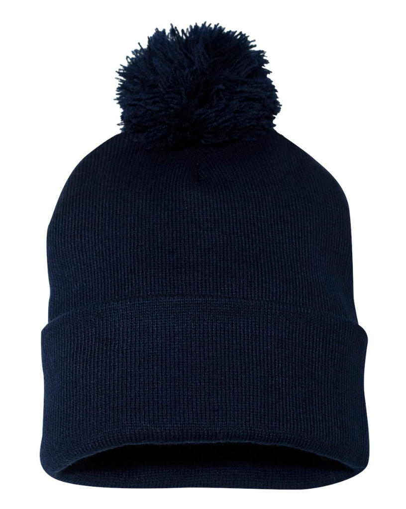 Acrylic Pompom Beanie