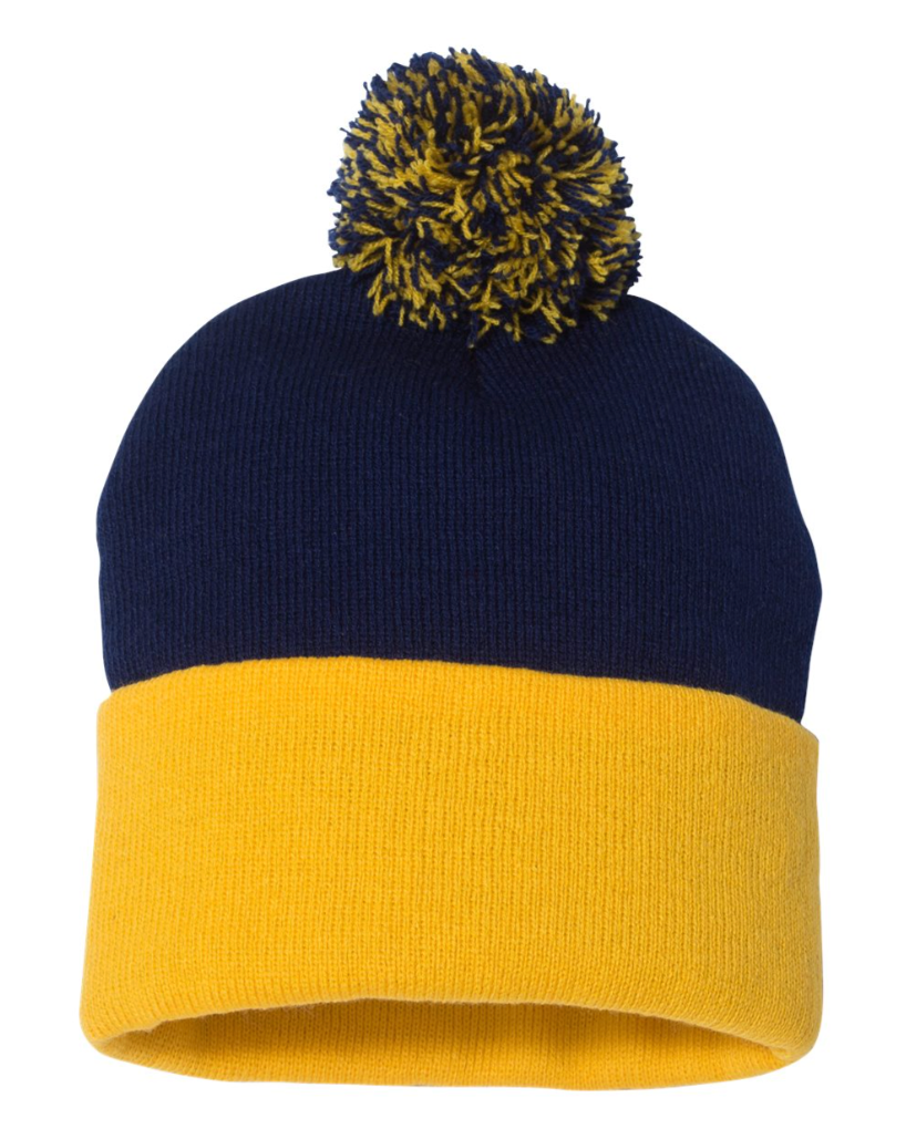 Acrylic Pompom Beanie