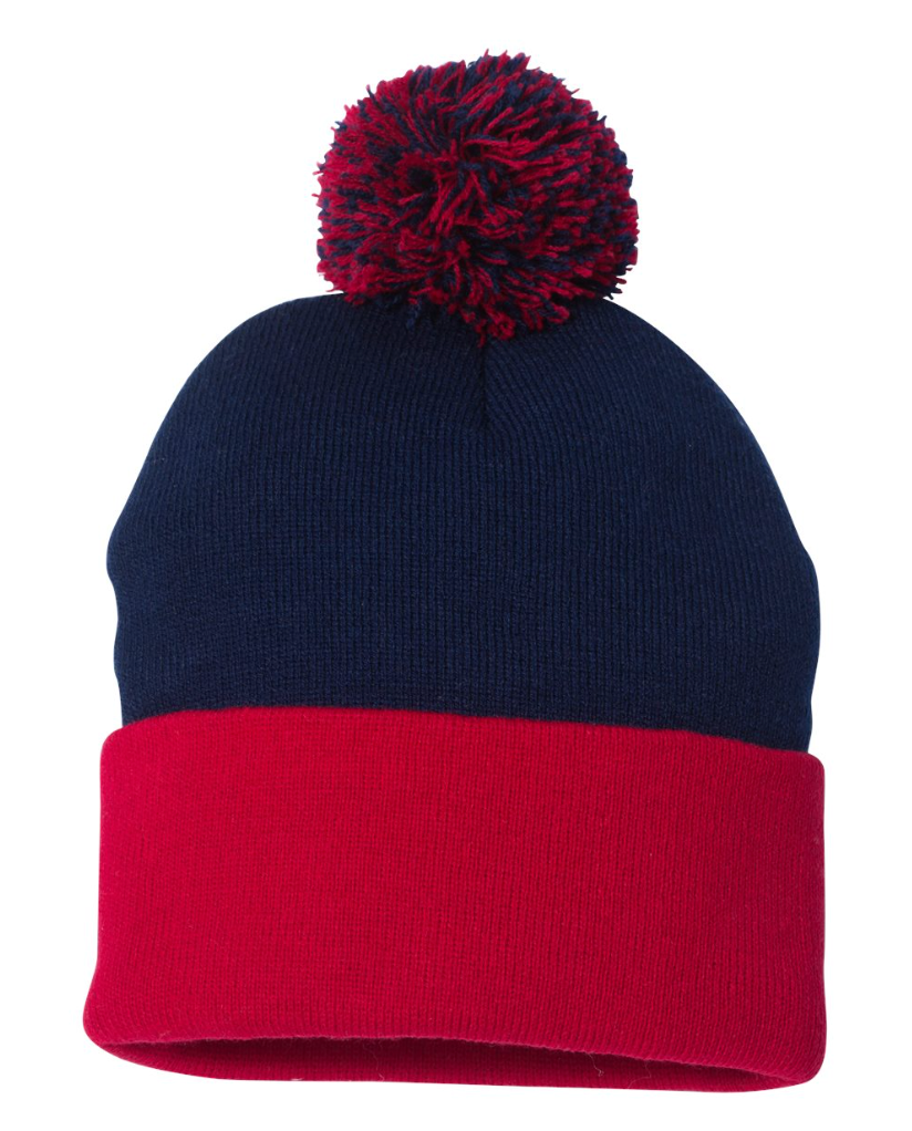 Acrylic Pompom Beanie
