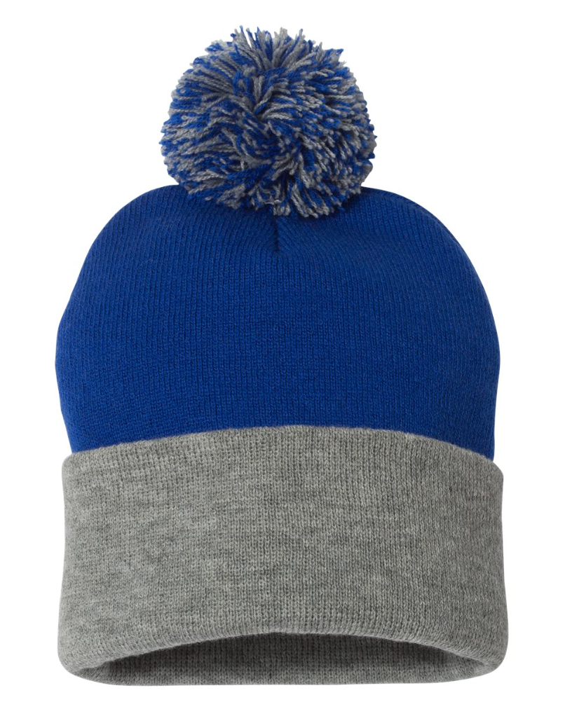 Acrylic Pompom Beanie