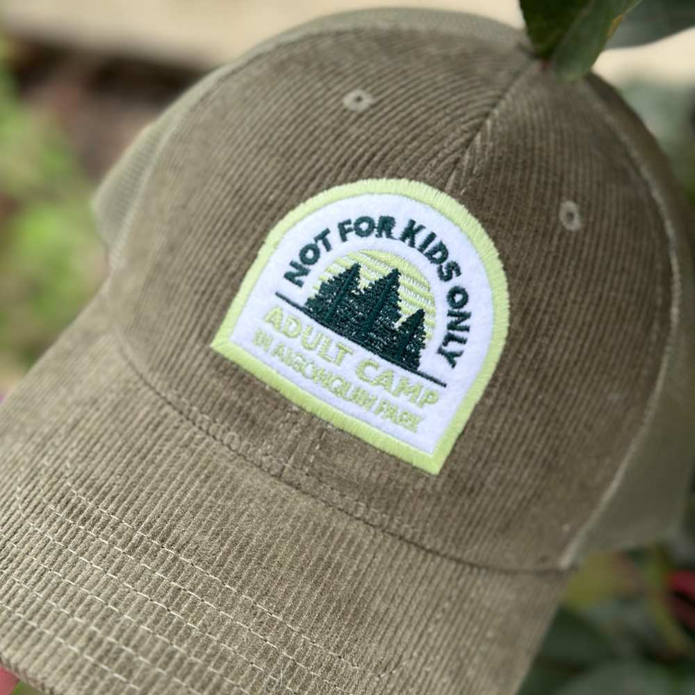 Whale Cord Trucker Hat