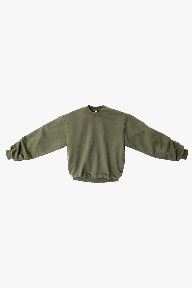 Heavy Weight Unisex Garment Dyed Crew- US