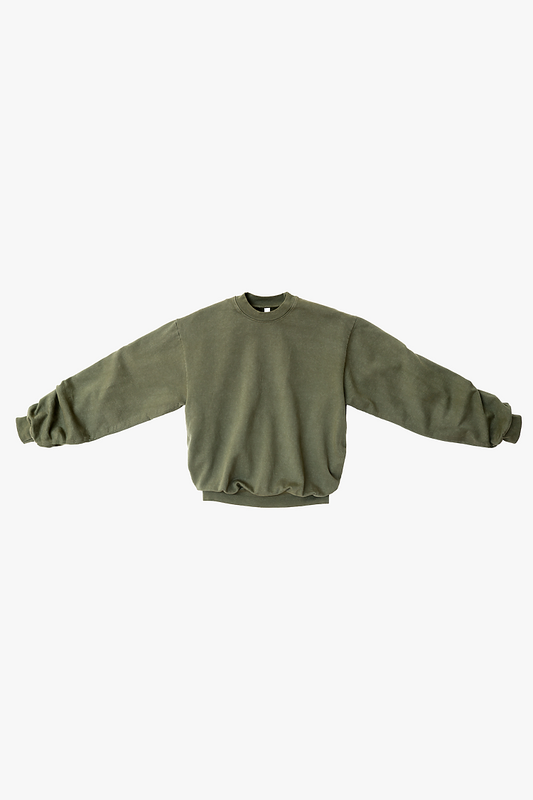 Heavy Weight Unisex Garment Dyed Crew- US