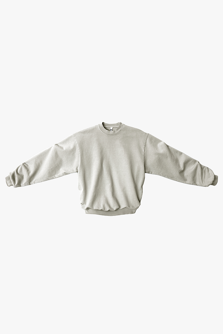Heavy Weight Unisex Garment Dyed Crew- US