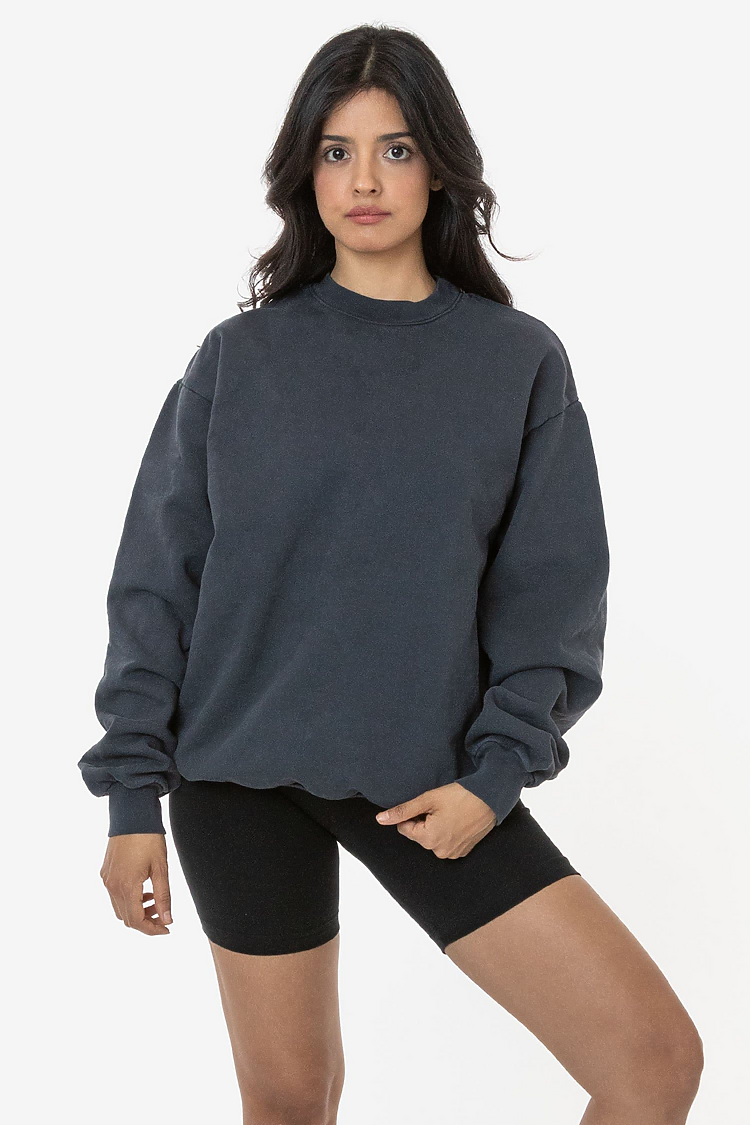 Heavy Weight Unisex Garment Dyed Crew- US