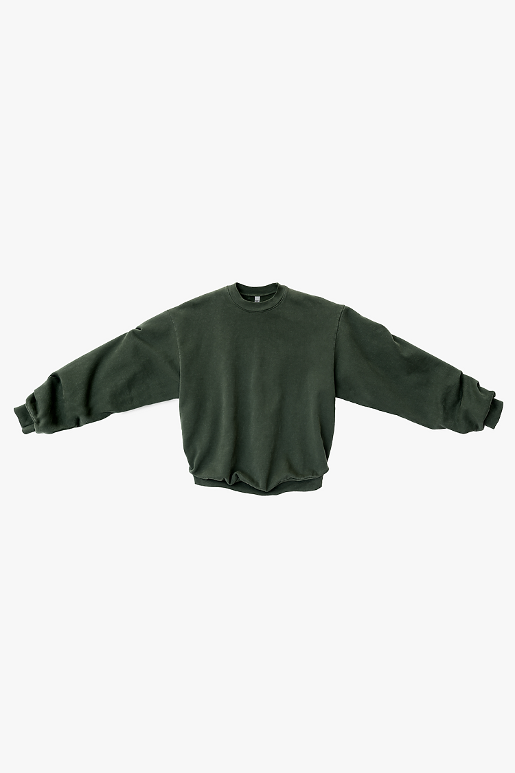 Heavy Weight Unisex Garment Dyed Crew- US