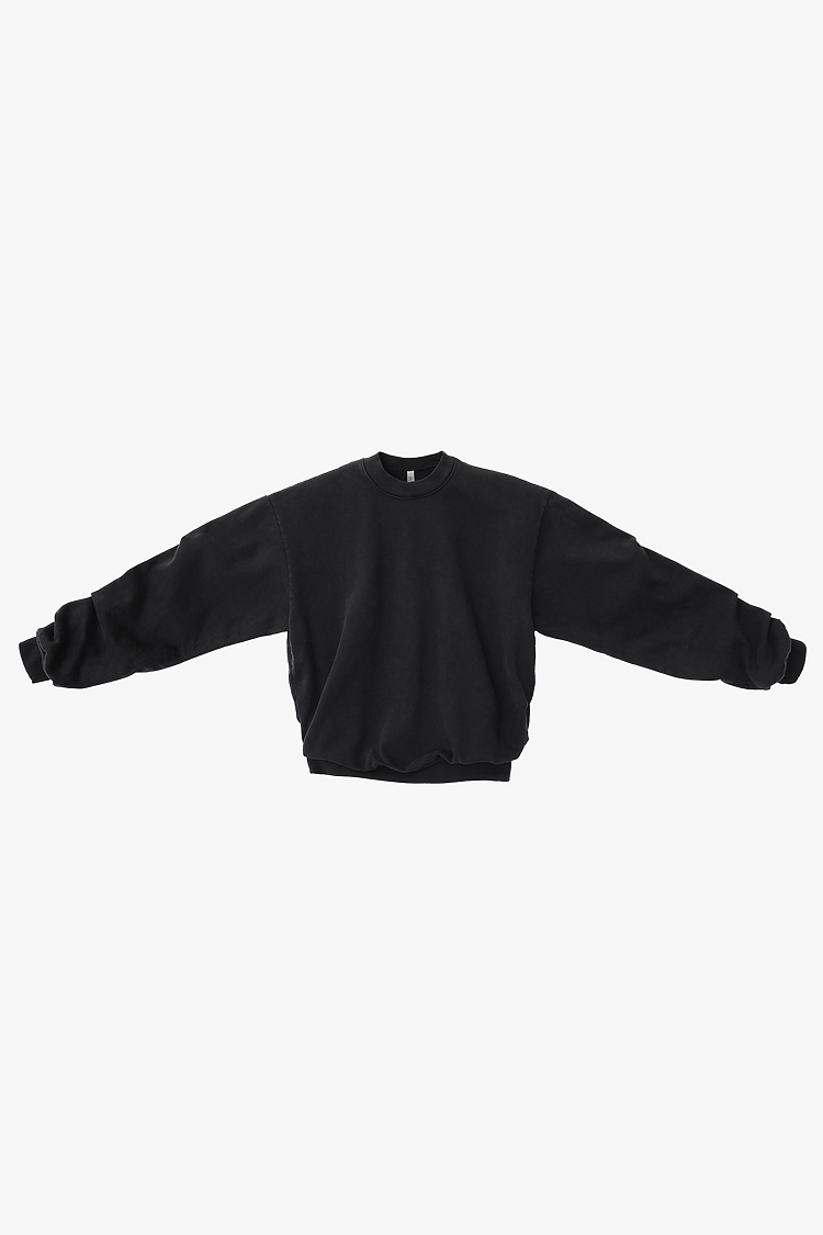 Heavy Weight Unisex Garment Dyed Crew- US