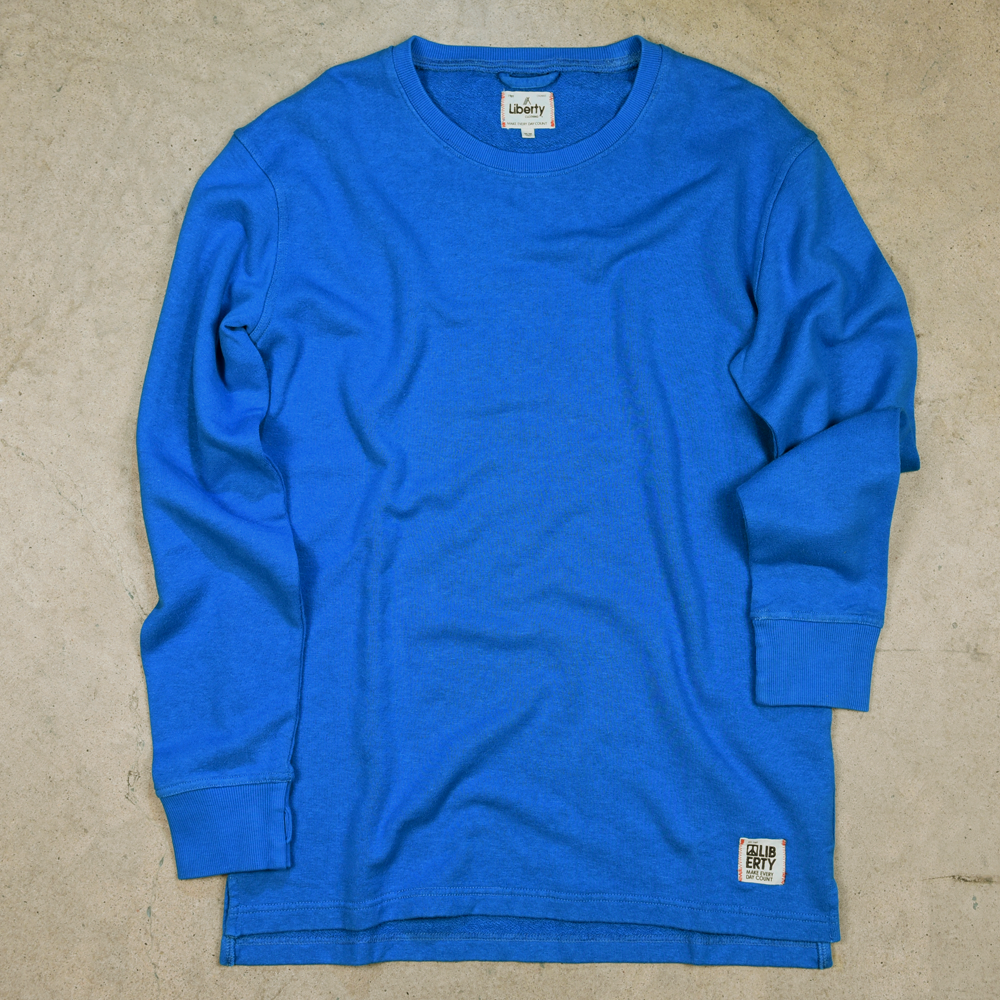 The Carmichael Hemp Crew Neck: a men and women's long sleeve hemp shirt