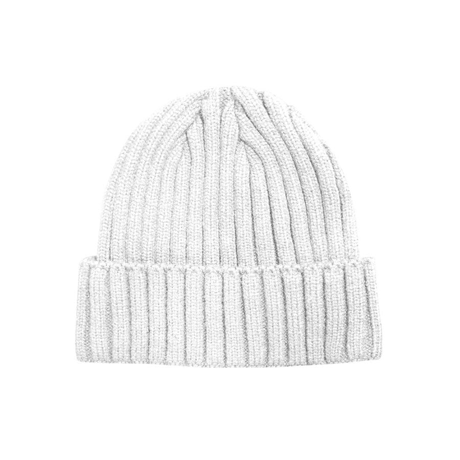 Heavy Rib Knit Beanie